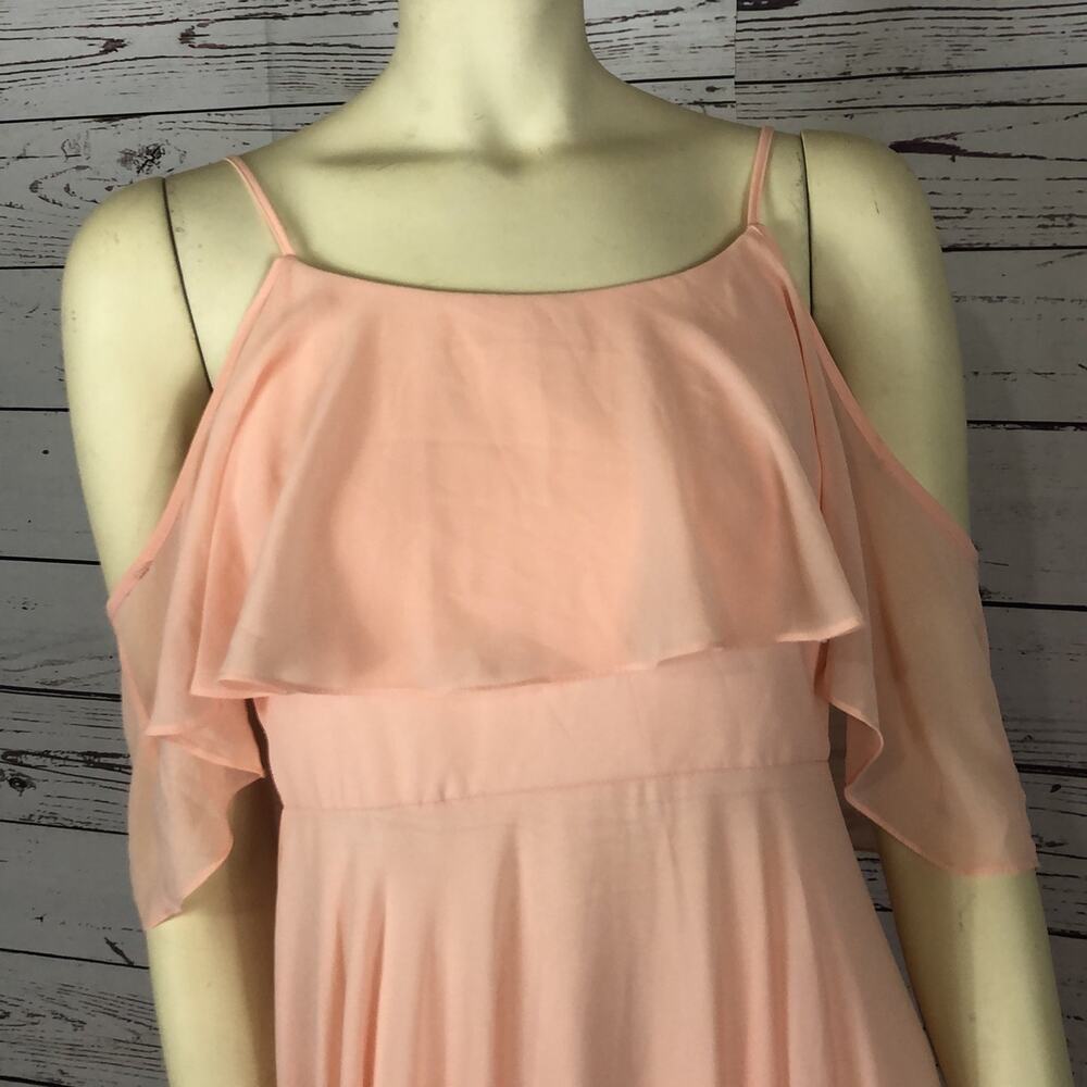 ADELE RUFFLE MAXI DRESS size large - Picture 8 of 12